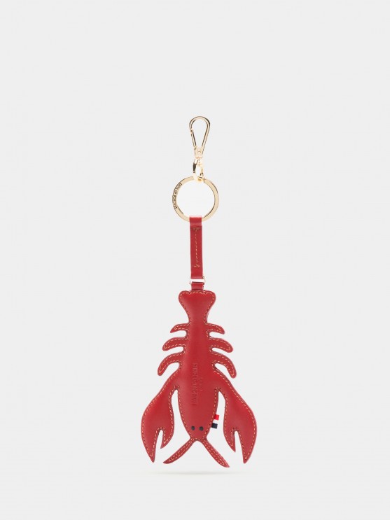 Leather lobster keychain