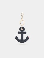 Leather anchor keychain