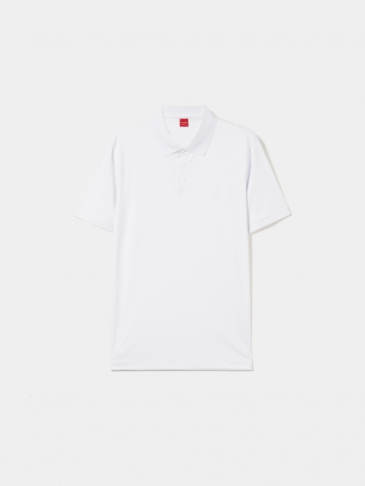 Polo slim fit com molas