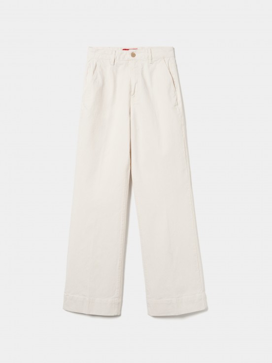 Calas denim wide leg