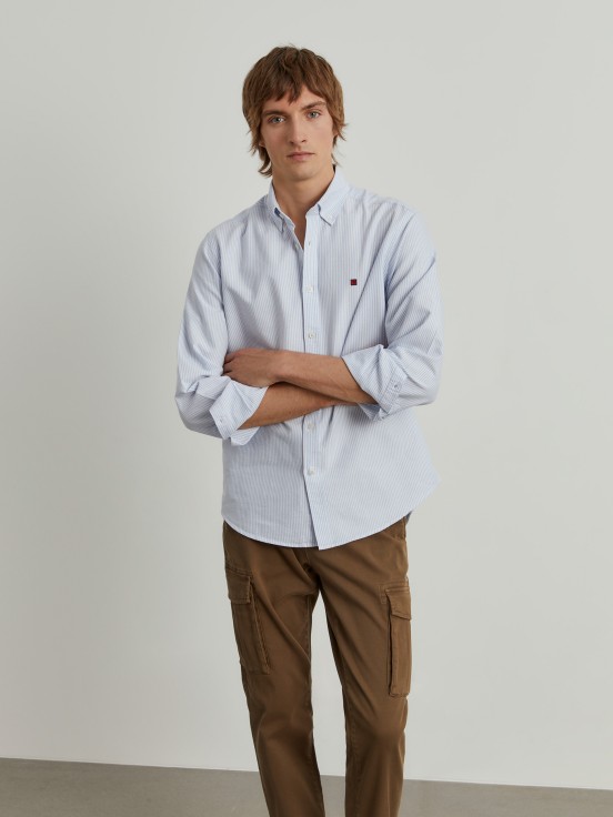 Camisa oxford de corte estndar