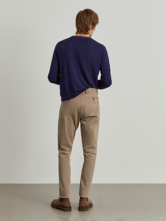 Regular fit chino pants