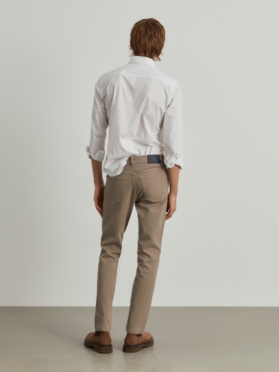 Regular fit trousers