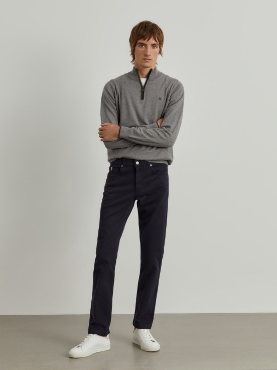 Regular fit trousers