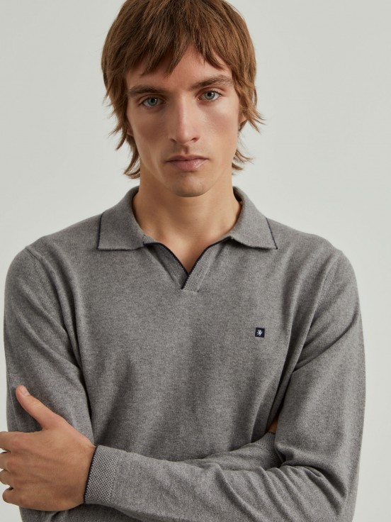 Long sleeve polo