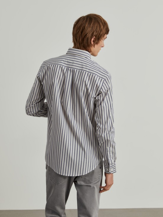 Regular fit striped shirt