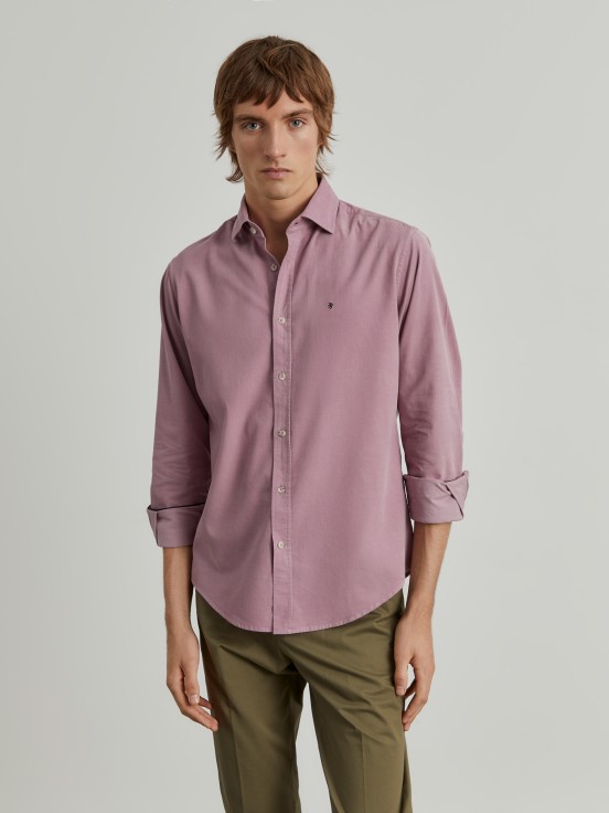 Slim fit corduroy shirt