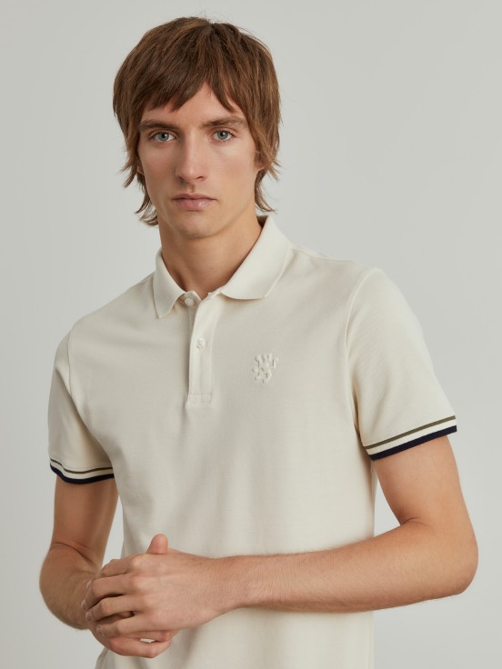 Polo de piqu de corte slim