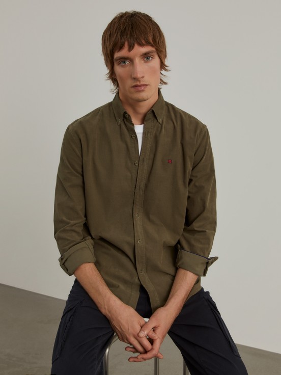 corduroy shirt