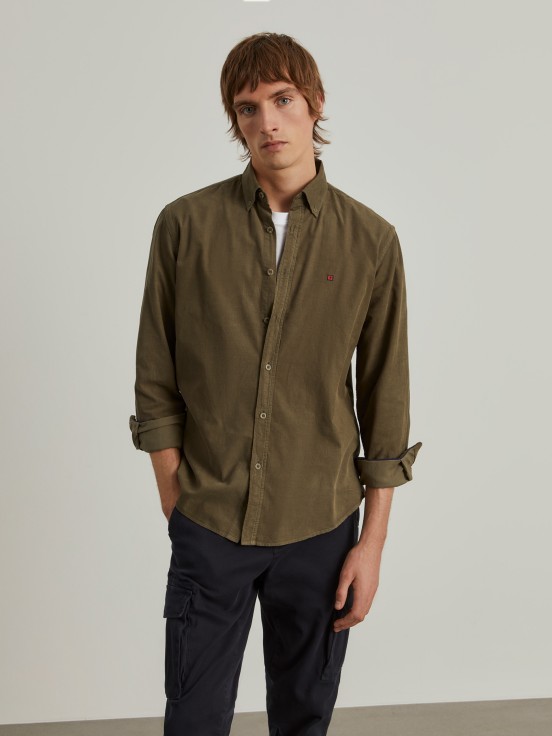 corduroy shirt