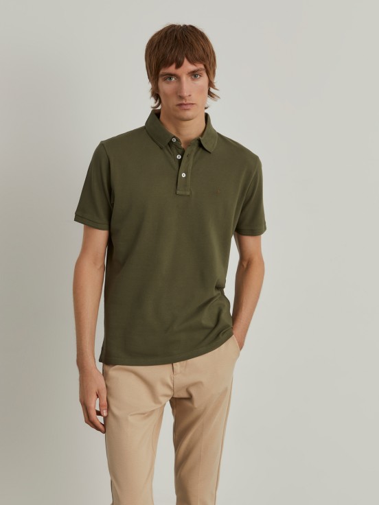 Polo piqu slim fit