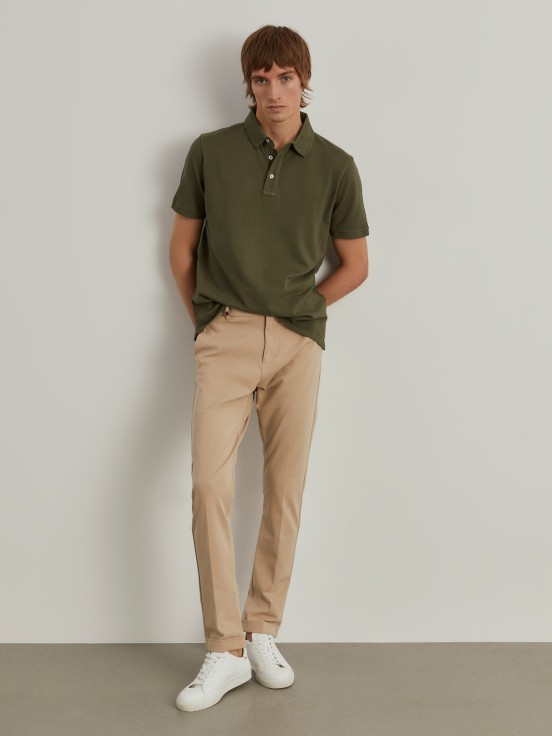 Polo piqu slim fit