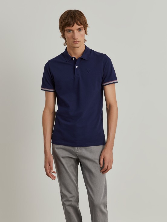 Polo piqu slim fit