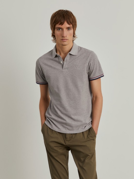 Polo piqu slim fit