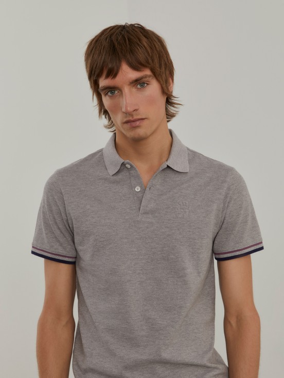 Polo piqu slim fit