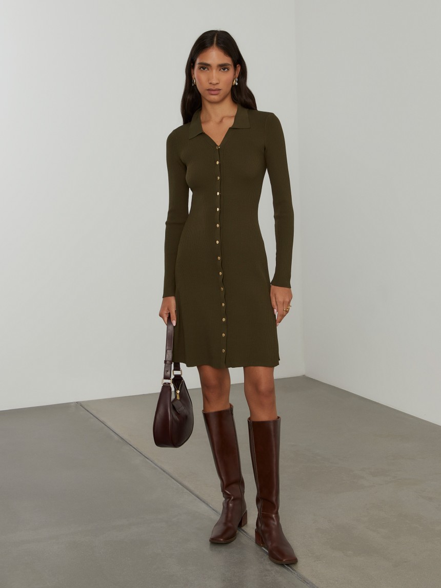Vestido curto evas�