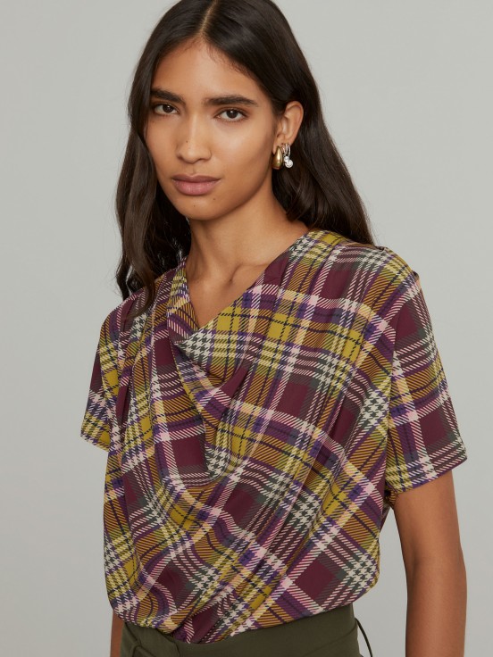 Blusa tartan