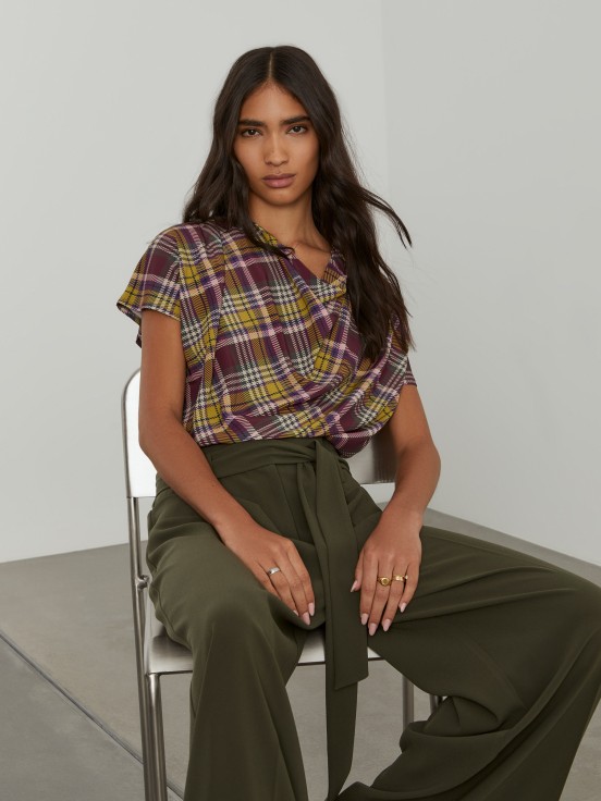 Tartan blouse