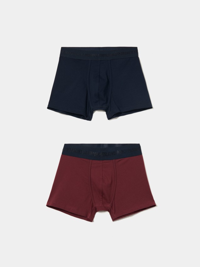 Pack boxers em algodão