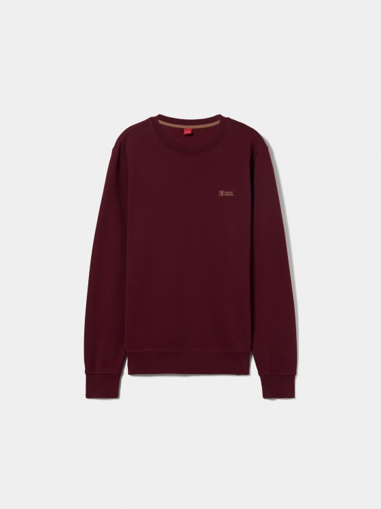 Piqu knit sweater