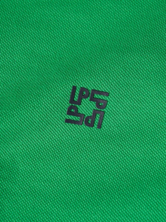 Cotton piqu polo shirt