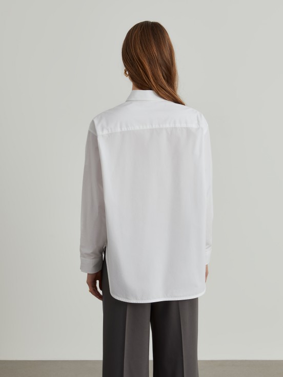 Camisa oversize de algodn