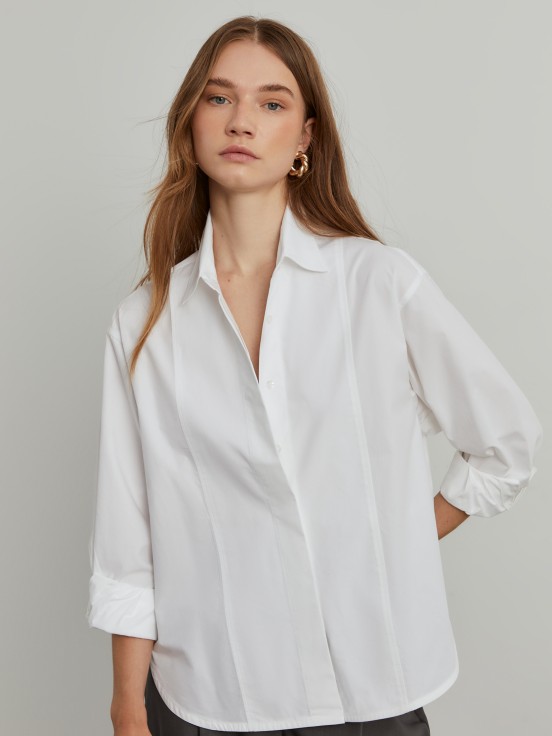 Oversize cotton shirt