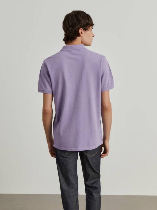 Cotton piqu polo