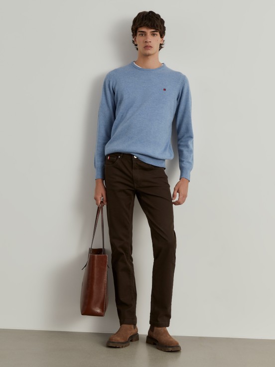 Regular fit trousers