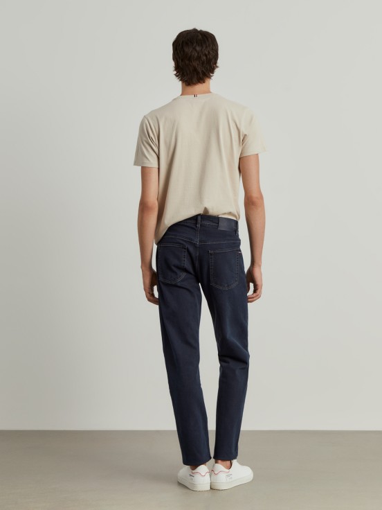 Regular fit denim pants