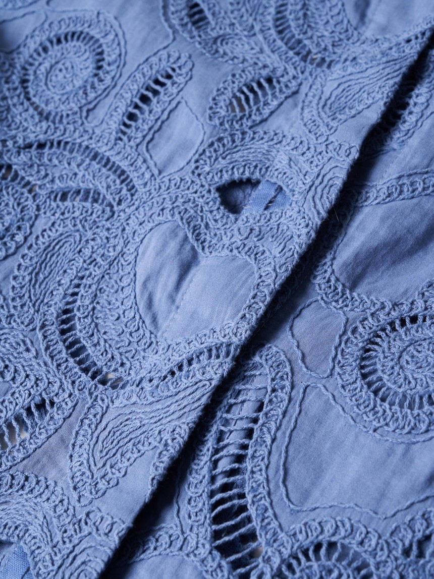 English embroidered shirt