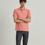 Cotton piqu polo