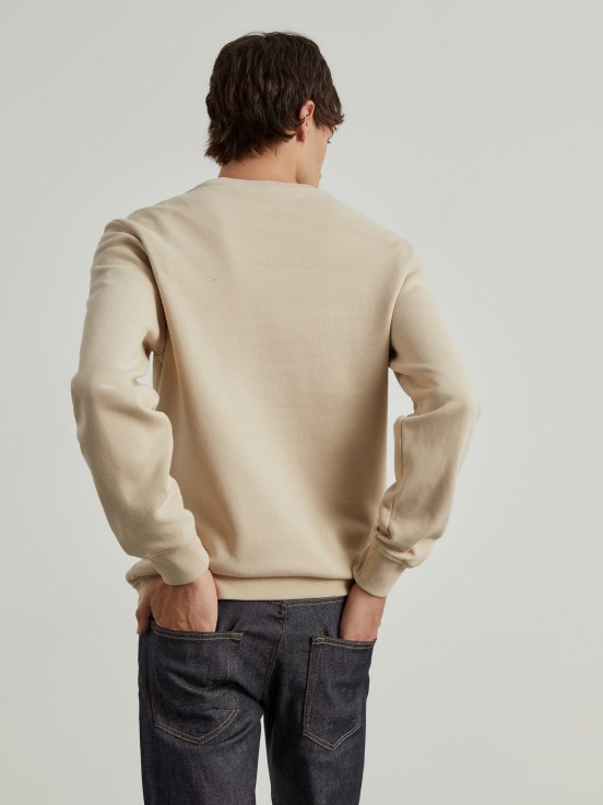 Pique knit sweater