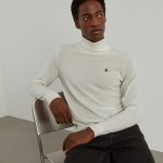 Merino wool turtleneck sweater