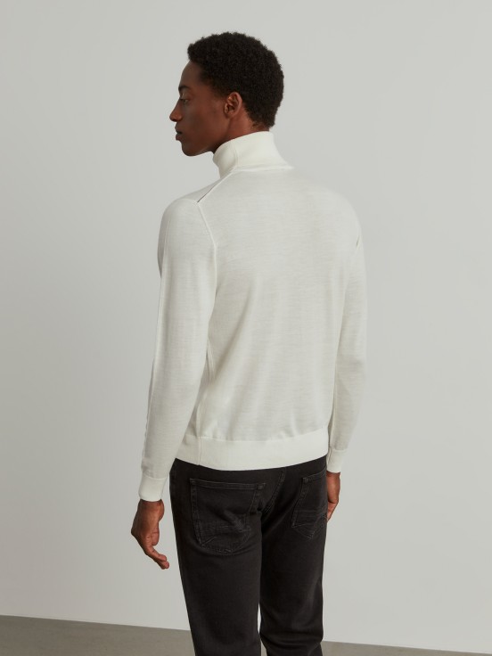 Merino wool turtleneck sweater