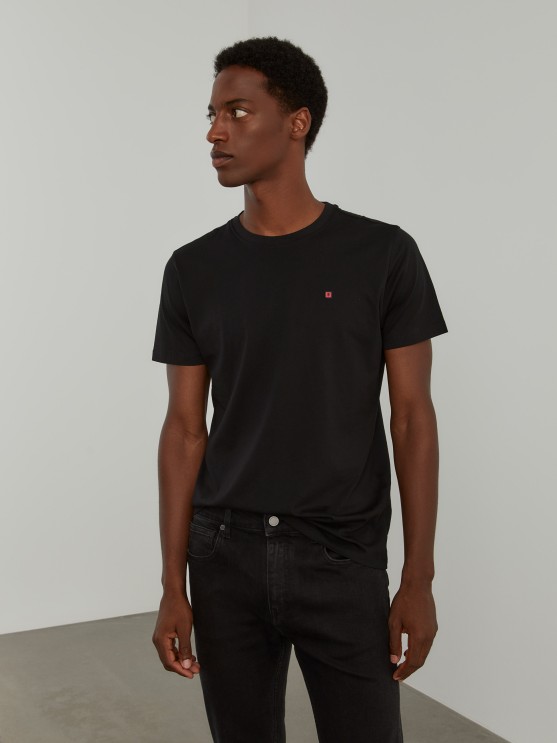 Regular fit denim pants