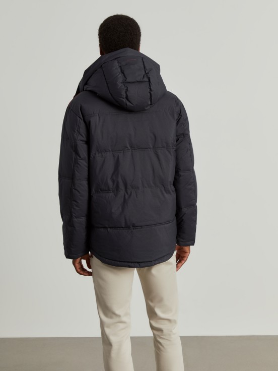 Padded parka with hood