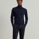 Merino wool turtleneck sweater