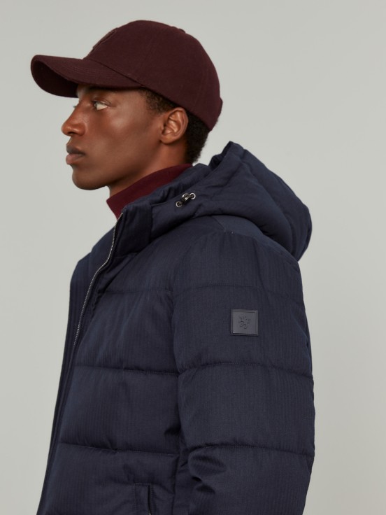 Water-repellent quilted jacket