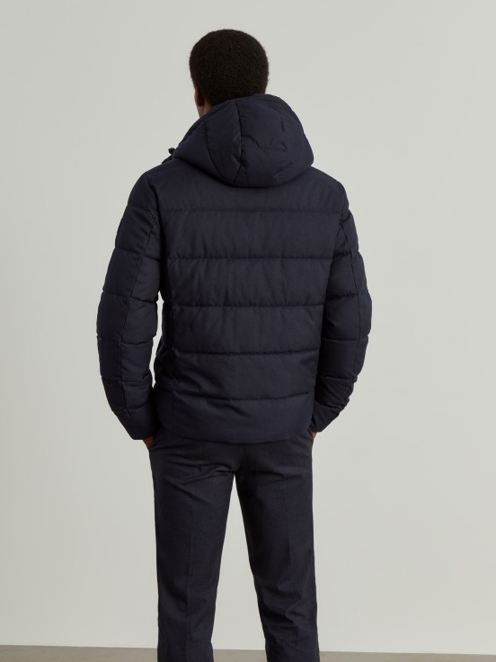 Water-repellent quilted jacket