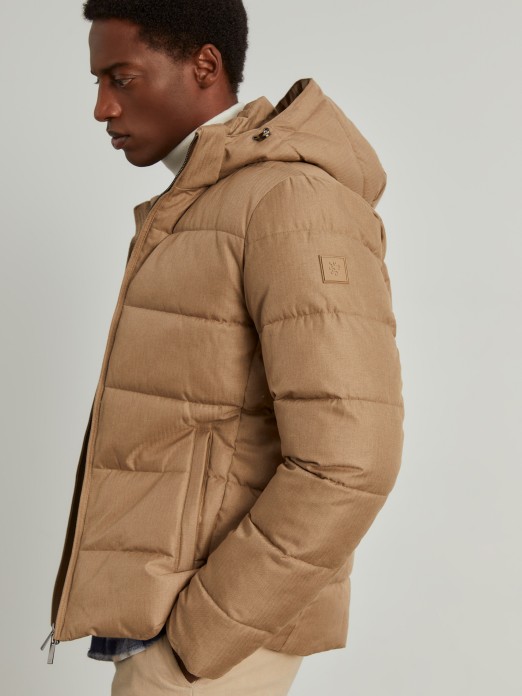 Water-repellent quilted jacket