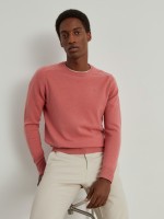 Pullover decote redondo em l�