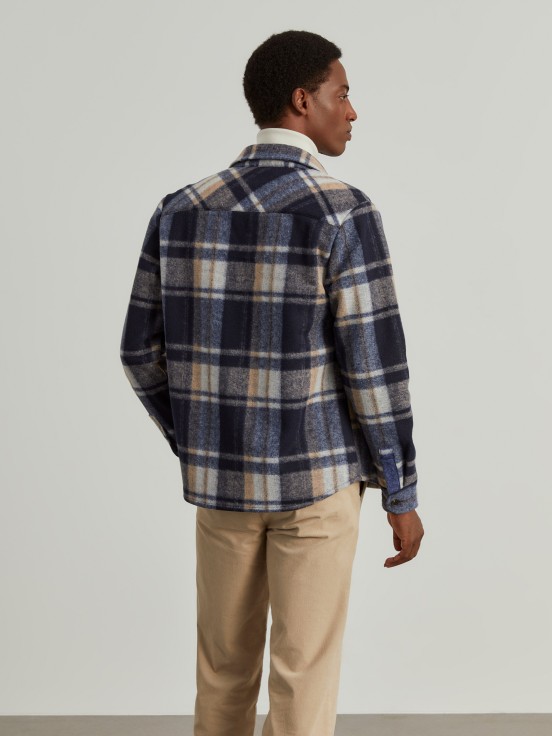 Checkered overshirt