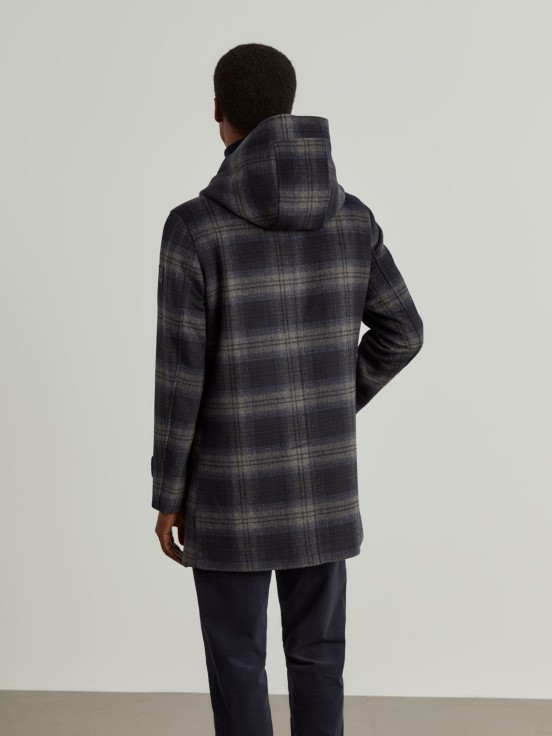 Overcoat with hood