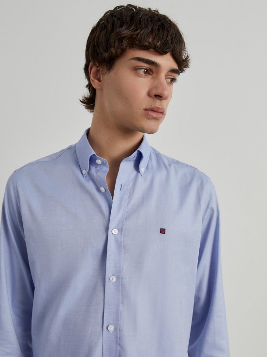 Slim fit cotton shirt