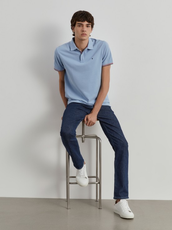 Slim fit polo