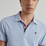 Slim fit piqu polo