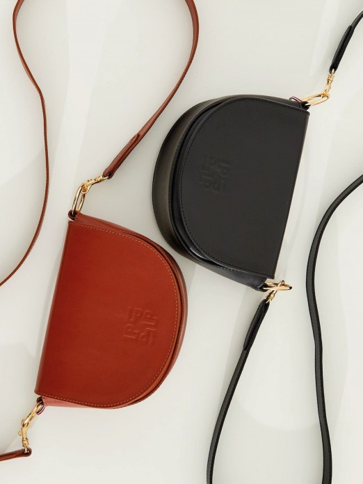 Leather crossbody bag