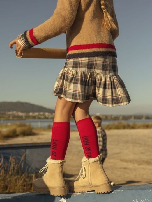 Botas con cremallera y forro de pelo