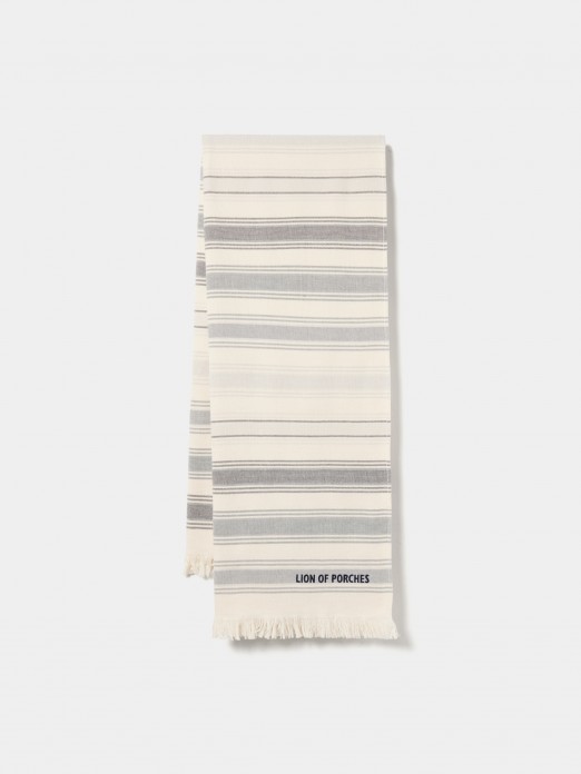 Striped beach towel